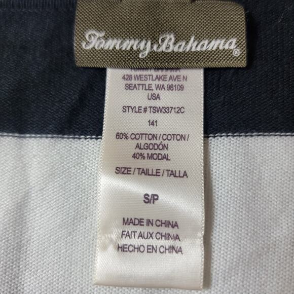 Tommy Bahama Dress S Petite Multicolor Striped Pullover Asymetrical Flowy Fun - Picture 7 of 9